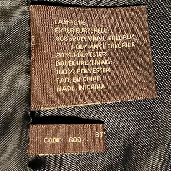 Brand New EMC Boutique Womens button up Leather Jacket. Large - Picture 6 of 8